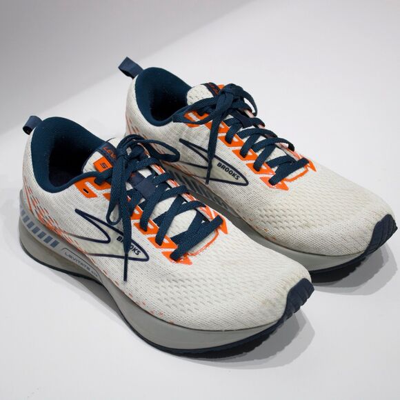 Brooks Levitate GTS 5 White Blue Orange Men Size 7D - Very Minimal Wear! main image 7